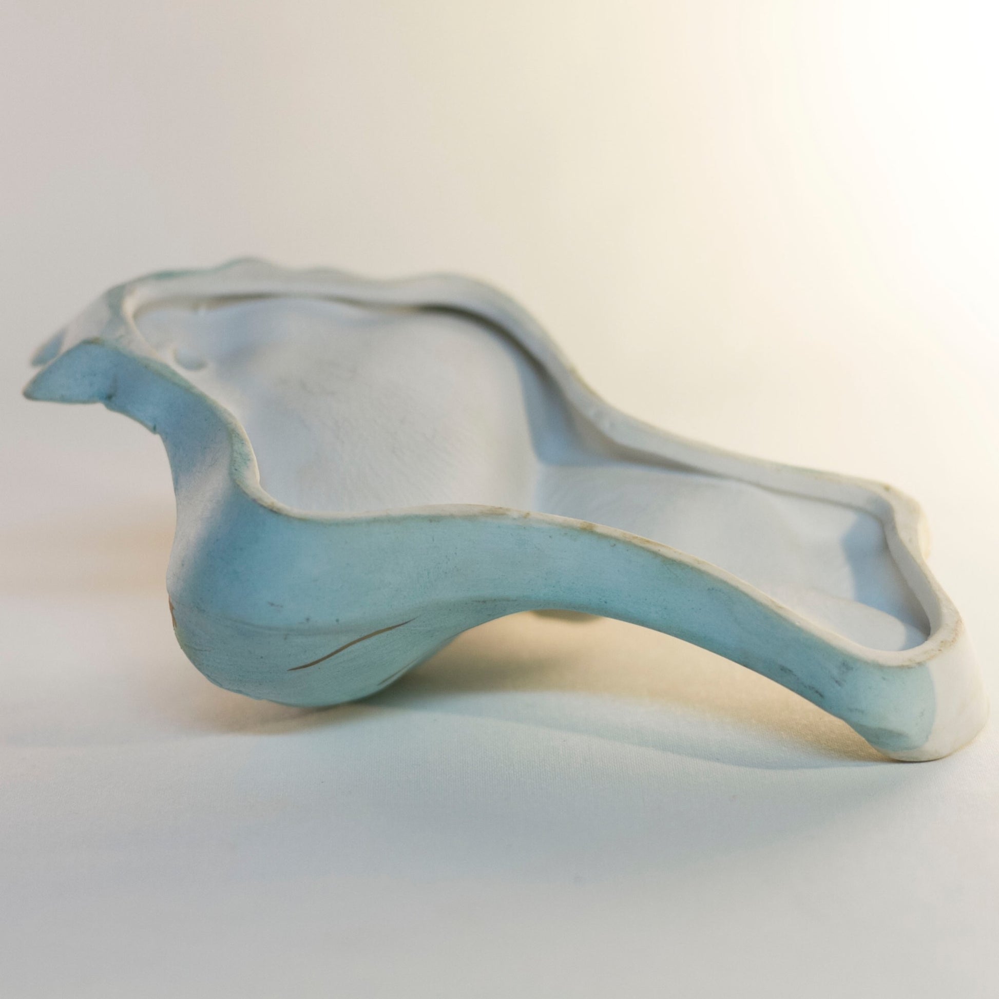 HOLY WATER FONT Depicting PRAYING GIRL Hand-Glazed