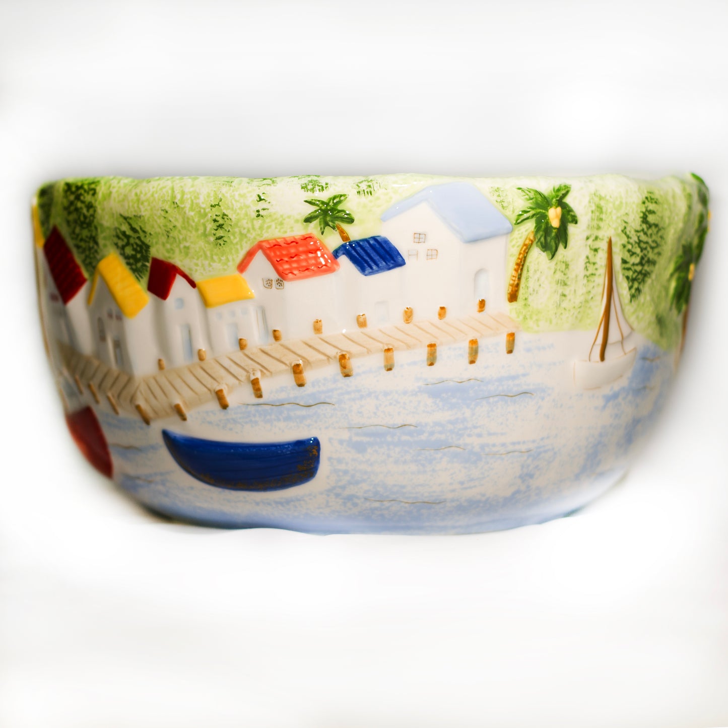 NANTUCKET COLLECTION Ceramic Serving Bowl