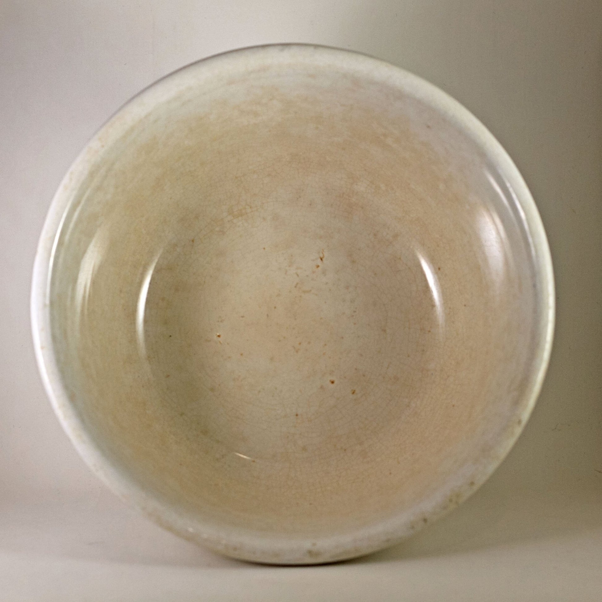 Antique IRONSTONE FOOTED COMPOTE Made by Brockman Pottery Company of Cincinnati, Ohio Circa Late 19th Century