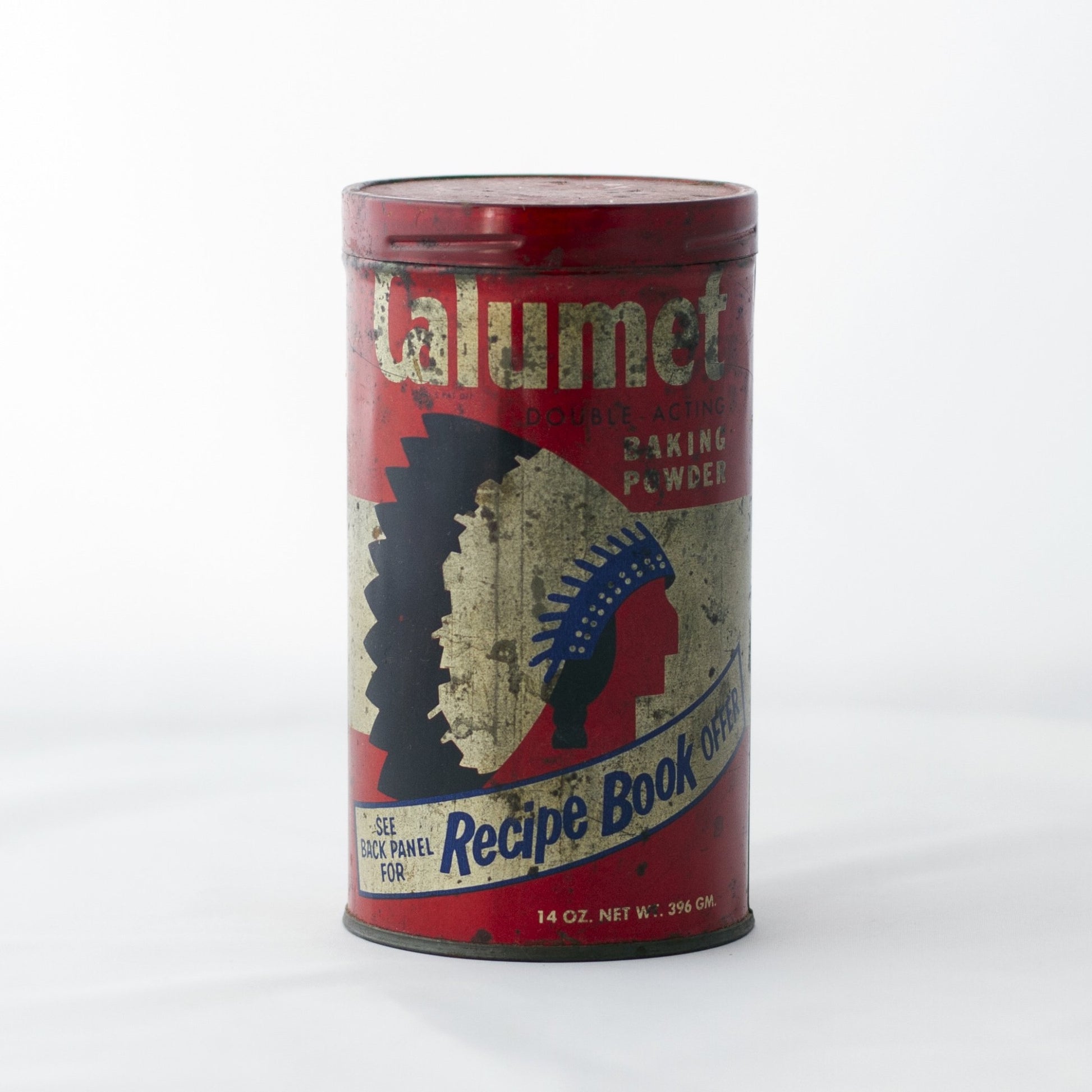 Calumet Baking Powder Tin 1960s Front
