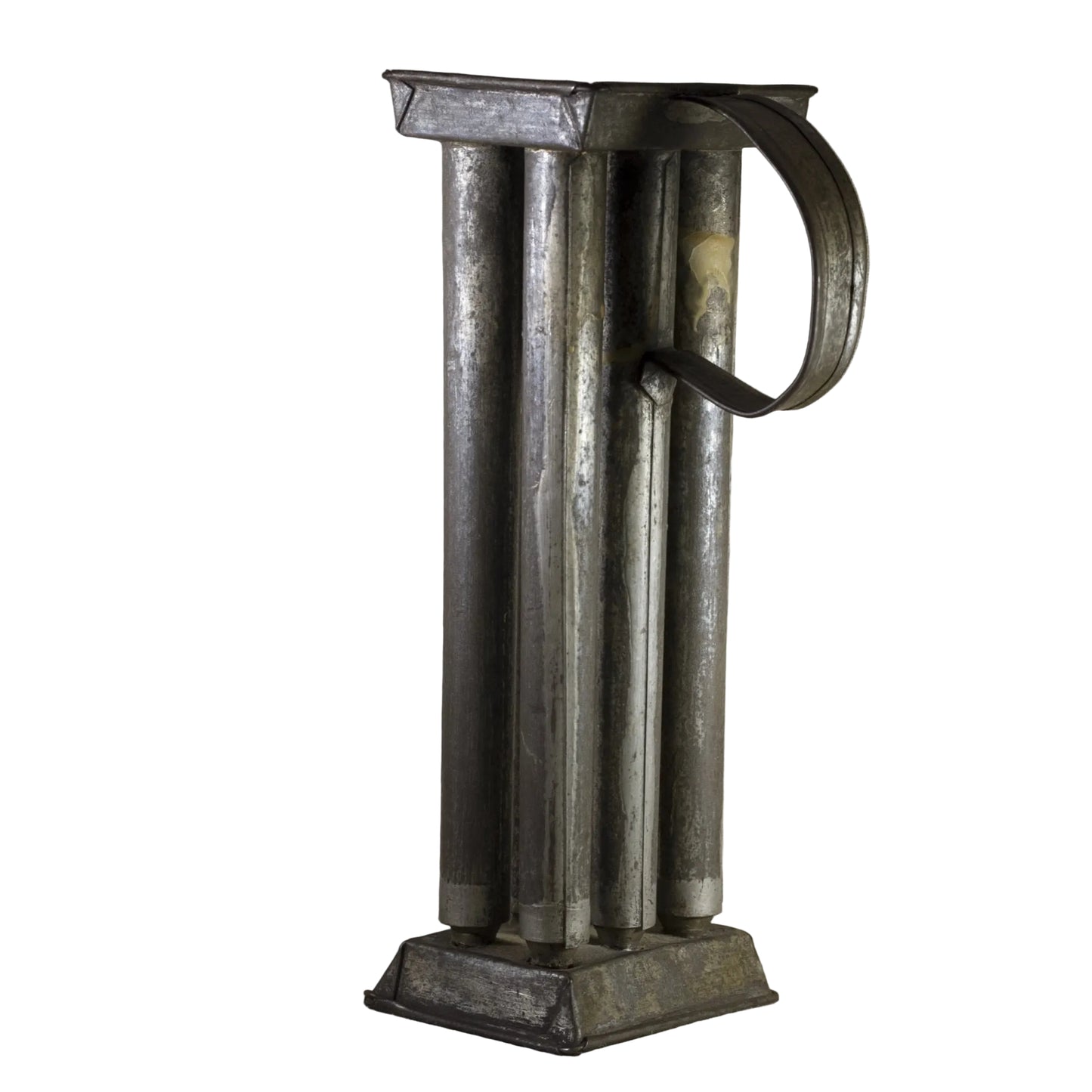 PRIMITIVE TIN SIX-CANDLE MOLD