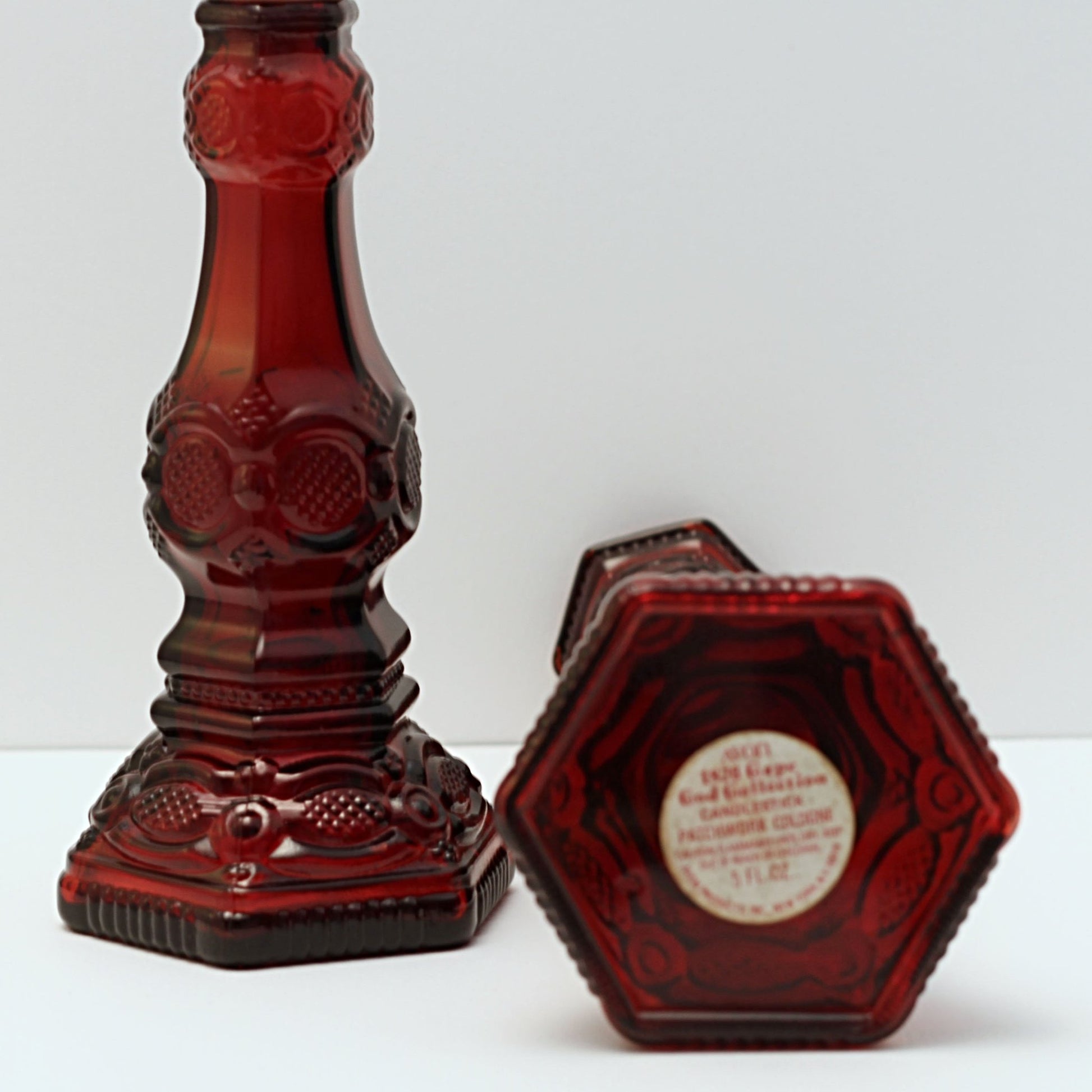 CAPE COD 1876 COLLECTION By Avon Set of Two Tall Candlesticks