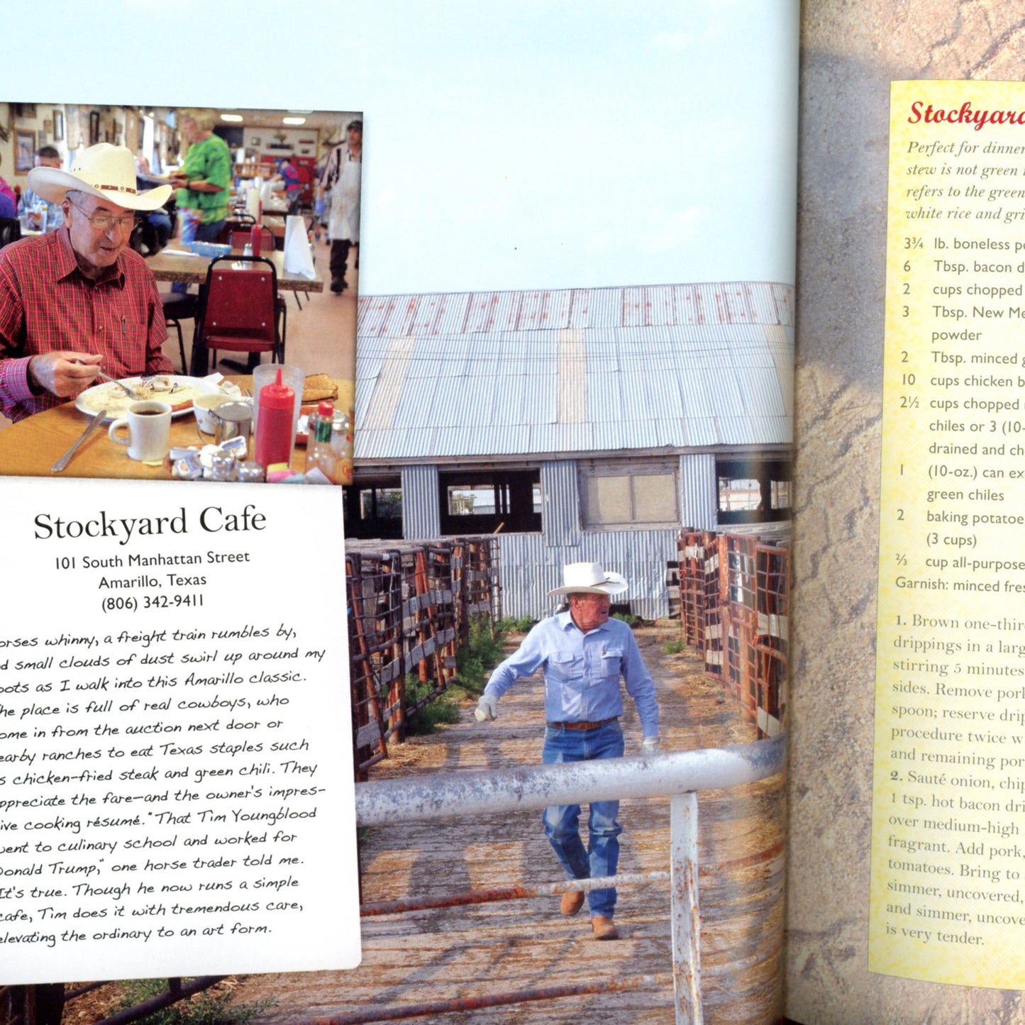 Off the Eaten Path: Second Helpings (2013) explores hidden Southern eateries with recipes, stories, and vibrant photography. First printing, softcover. First Printing Stockyard Cafe
