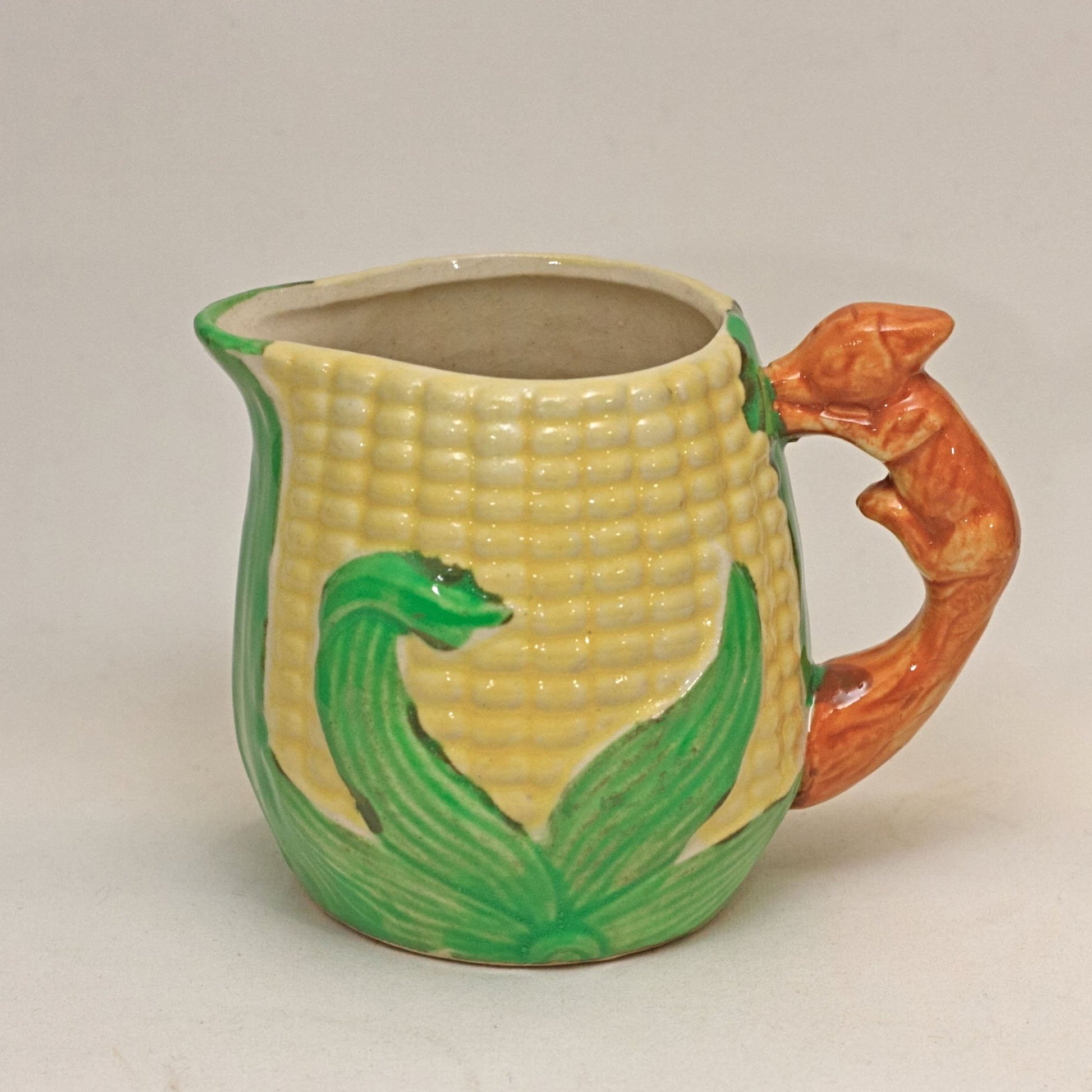 JAPAN CORNWARE Squirrel Handle Creamer
