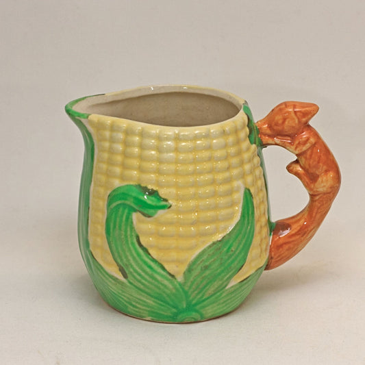 JAPAN CORNWARE Squirrel Handle Creamer