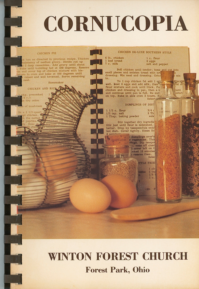 CORNUCOPIA, A Collection of Recipes | Winton Forest Church, Forest Park Ohio | Copyright 1978 Book Cover
