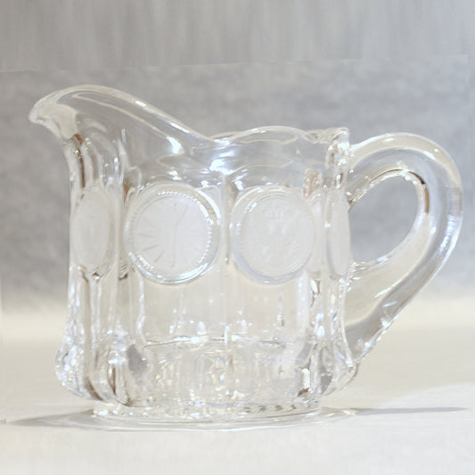 FOSTORIA COIN GLASS Cream Pitcher