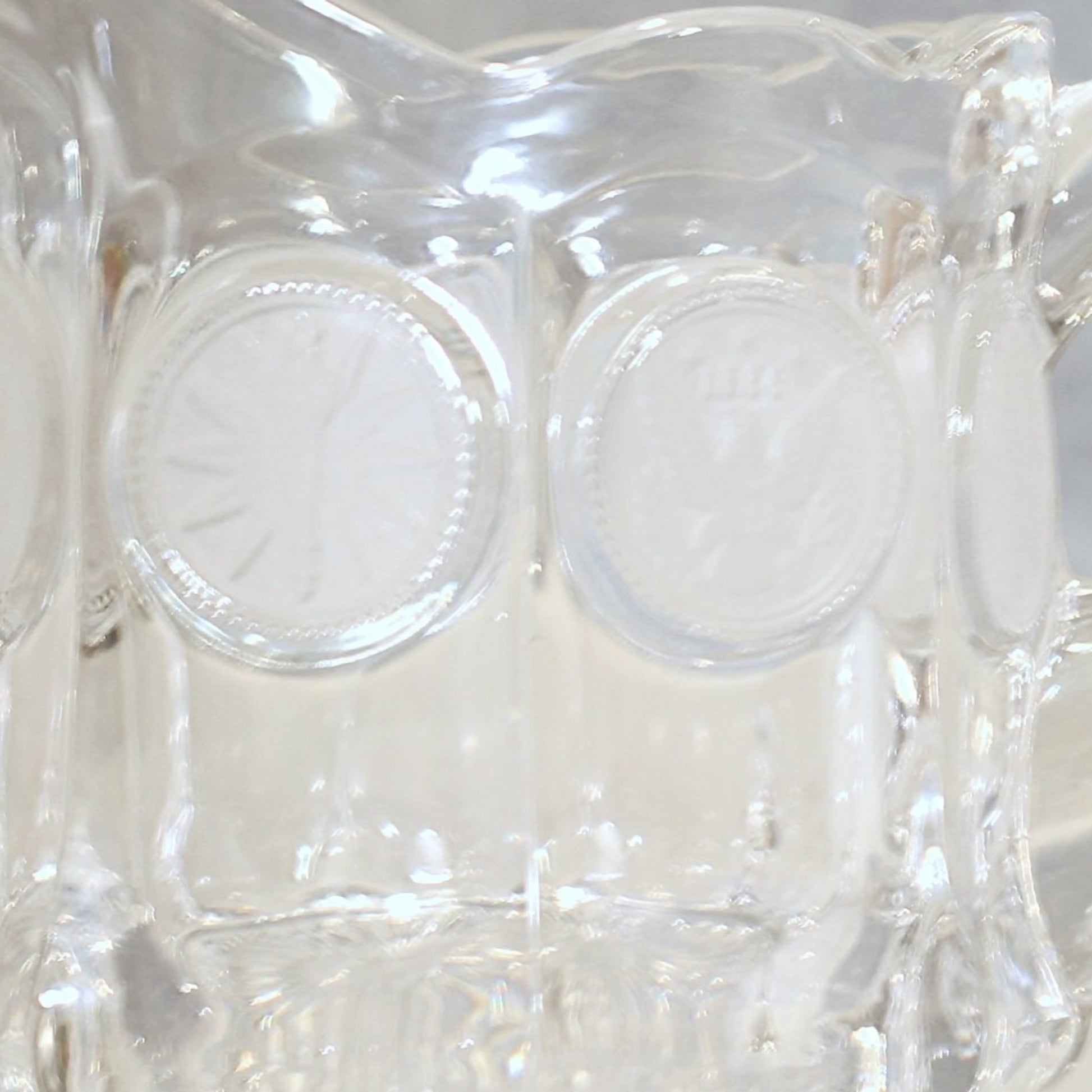FOSTORIA COIN GLASS Cream Pitcher