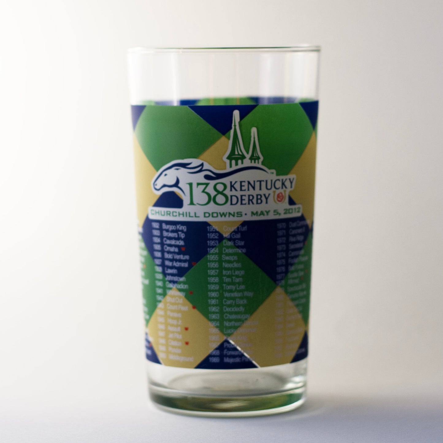 2012 KENTUCKY DERBY Mint Julep Glass #138
