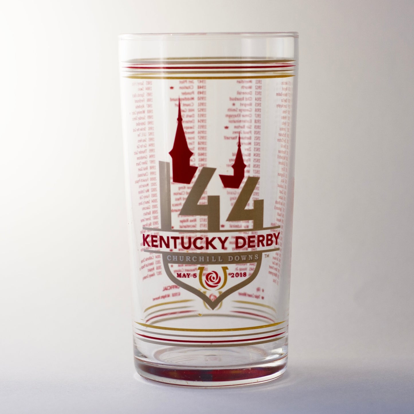2018 KENTUCKY DERBY Mint Julep Glass #144