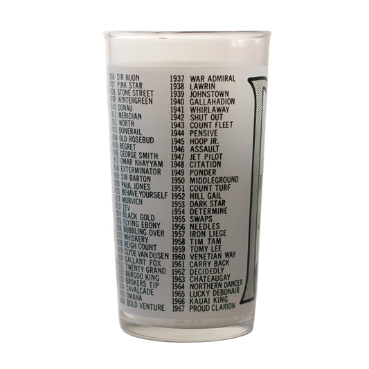 Derby Bar Glass 1968