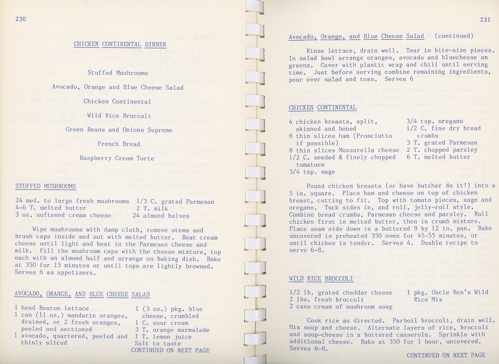 DIVINELY DELICIOUS | Armstrong Chapel United Methodist Church | Village of Indian Hill Ohio | Copyright 1984 Menu Sample with Recipes