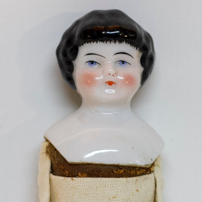 Small Antique Finished CHINA SHOULDER DOLL HEAD Possibly Made in Germa –  The Townhouse Antiques & Vintage