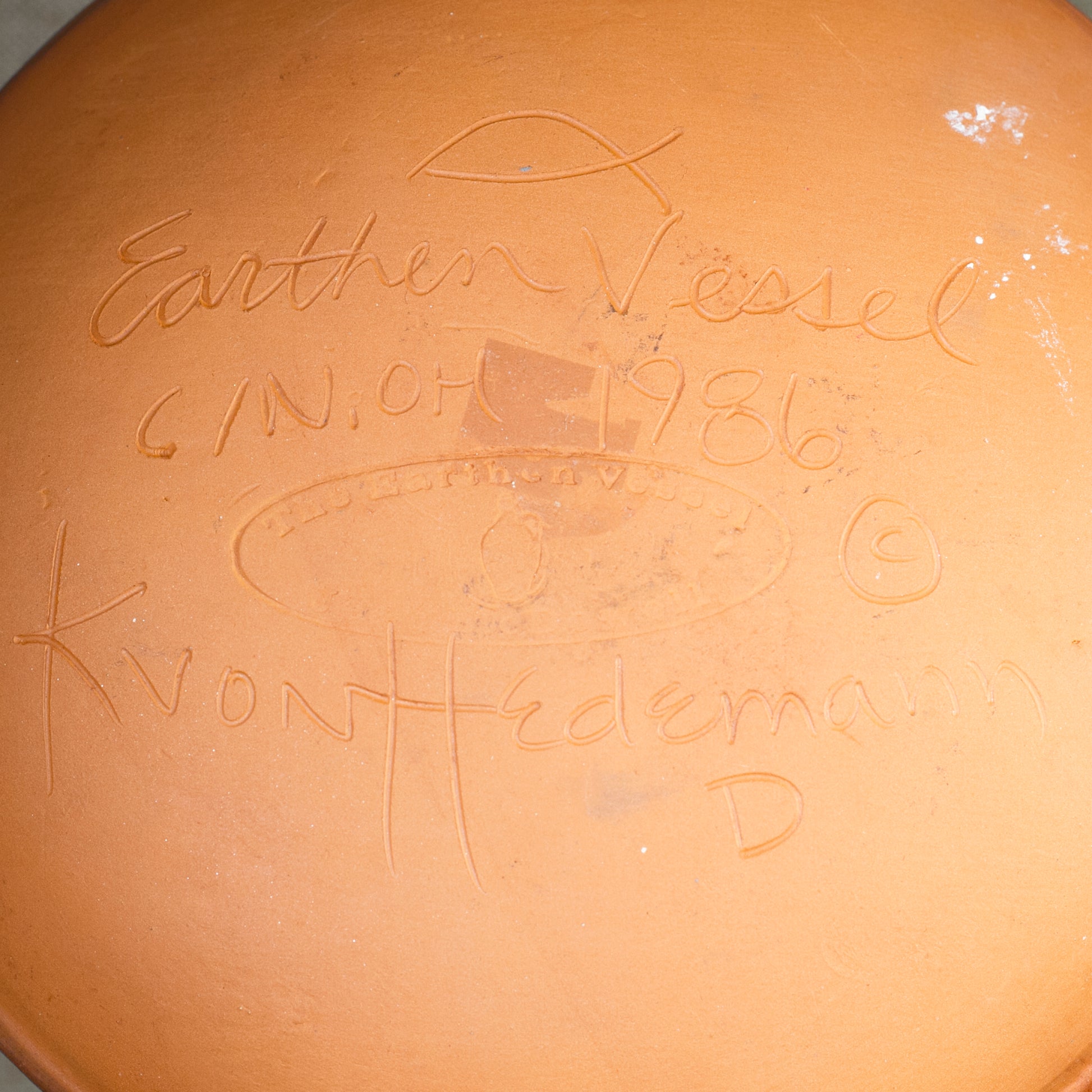 EARTHEN VESSEL CINCINNATI OHIO Christmas Goose Dish Circa 1986