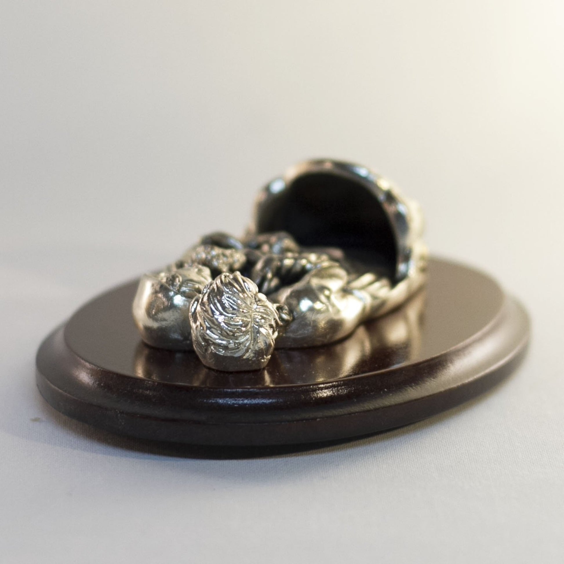 Made in Colombia HOLY WATER FONT Depicting THE HOLY FAMILY Top