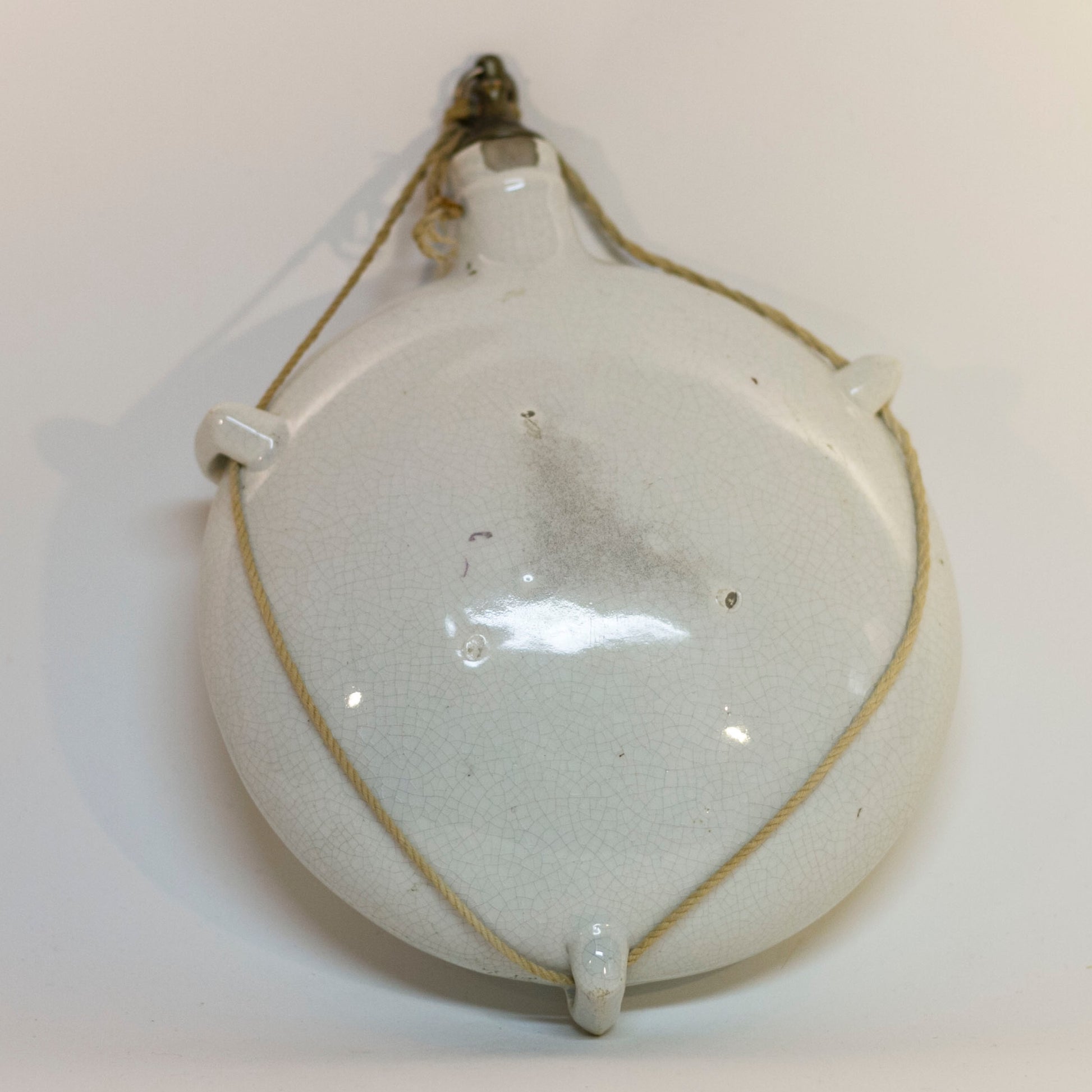 GRAND ARMY OF THE REPUBLIC (G.A.R.) Civil War Veteran CERAMIC CANTEEN Circa Late 1800s Back