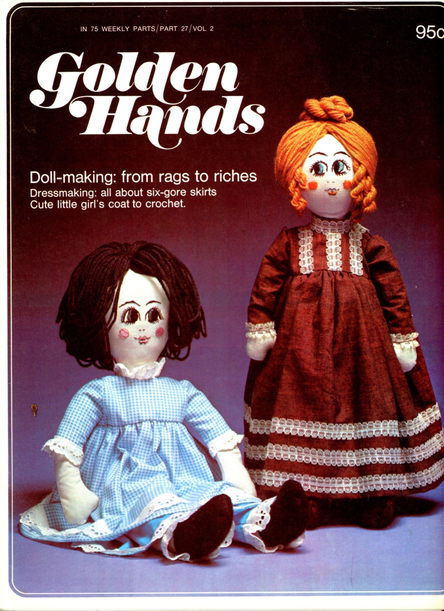 GOLDEN HANDS by Marshall Cavendish Ltd. London, England Copyright © 1971 Weekly Publication Volume 2 Parts 16 - 30 Sold Each
