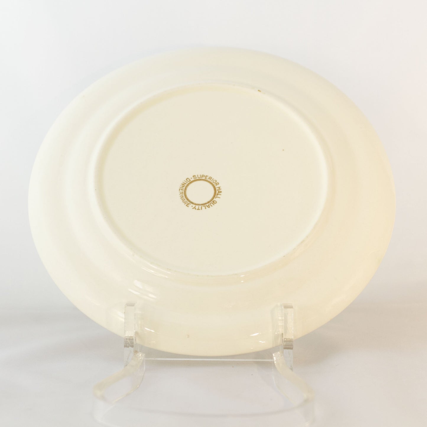 Hall Pottery Mid-Century Tulip Pattern Dinner Plates (Set of 2) Discontinued
