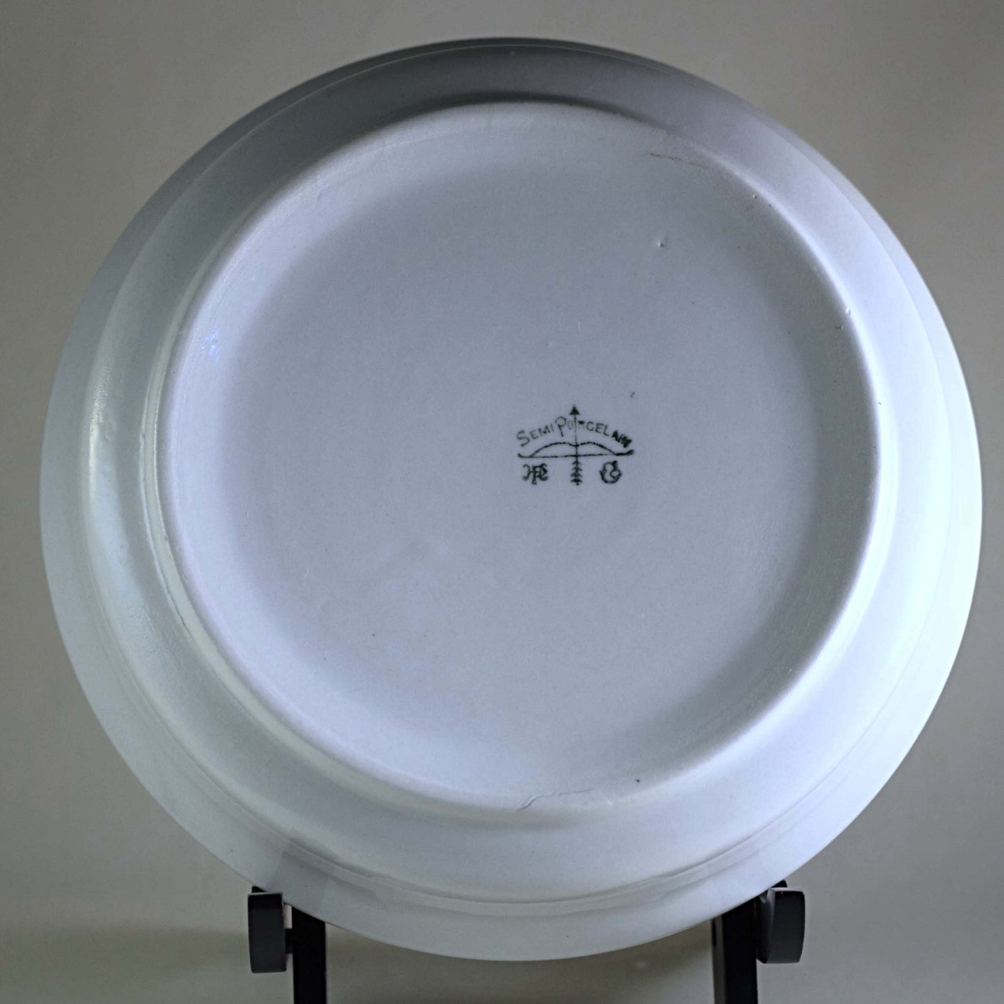 HARKER POTTERY CHILD PORRIDGE BOWL Illustrated with Hen Nesting with Baby Chicks Circa 1895