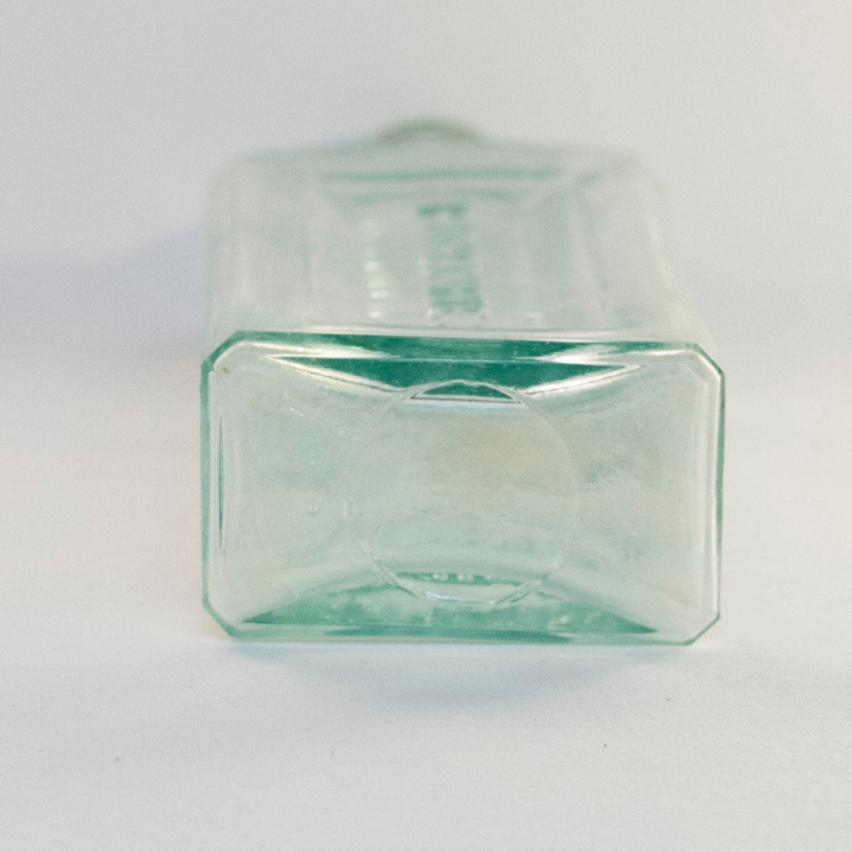 HOOD'S SARSAPARILLA APOTHECARIES Aqua Glass Bottle Lowell Massachusetts Circa 1878 - 1922