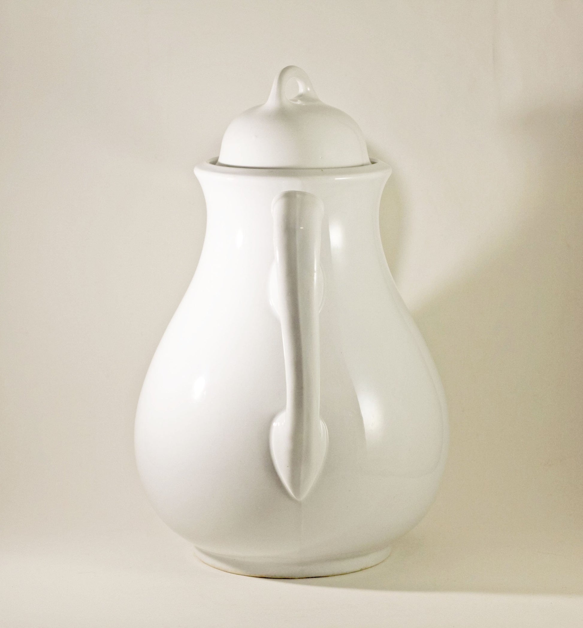 J & G Meakin White Ironstone Teapot Circa Pre-1890 (2)