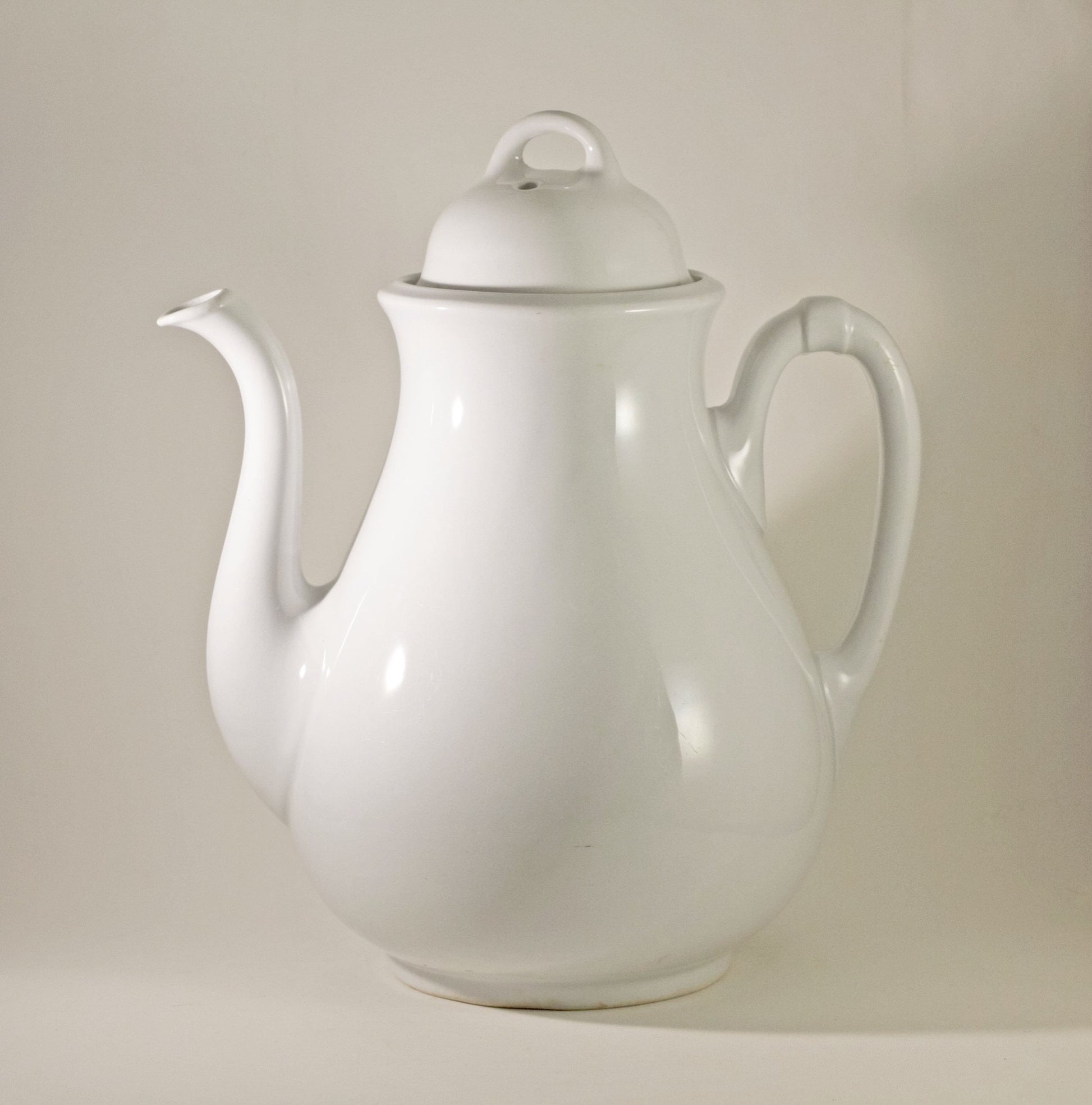 J & G Meakin White Ironstone Teapot Circa Pre-1890 (4)