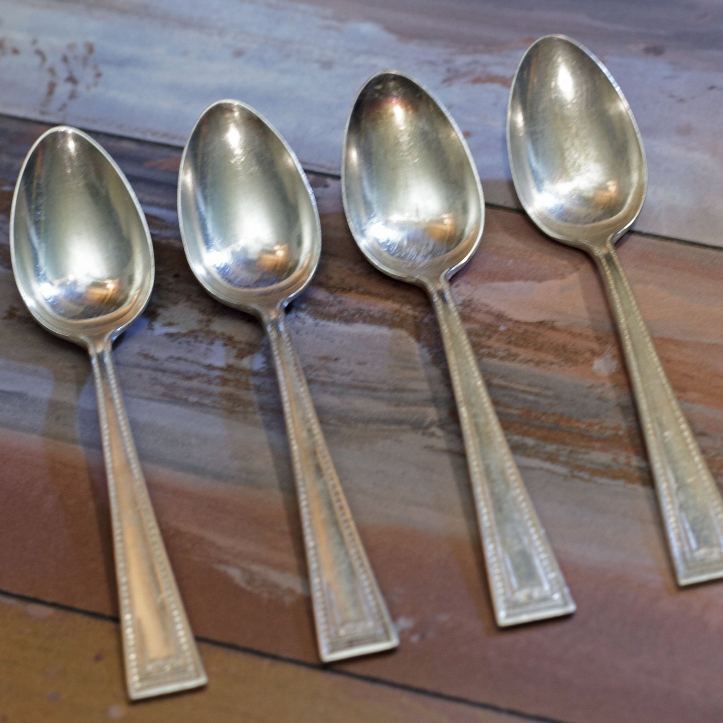 LADY HELEN SILVER SEAL SILVER PLATE by Yourex Four (4) Place Settings - Great Starter Set