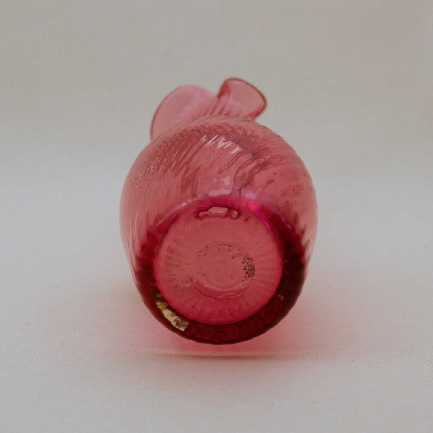 PILGRIM CRANBERRY GLASS Small Claret Jug - Atlanta Collection