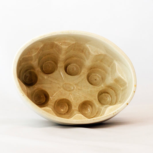 GOTHIC CATHEDRAL DESIGN Antique Ironstone Large Oval Mold Circa Late 19th Century (1)