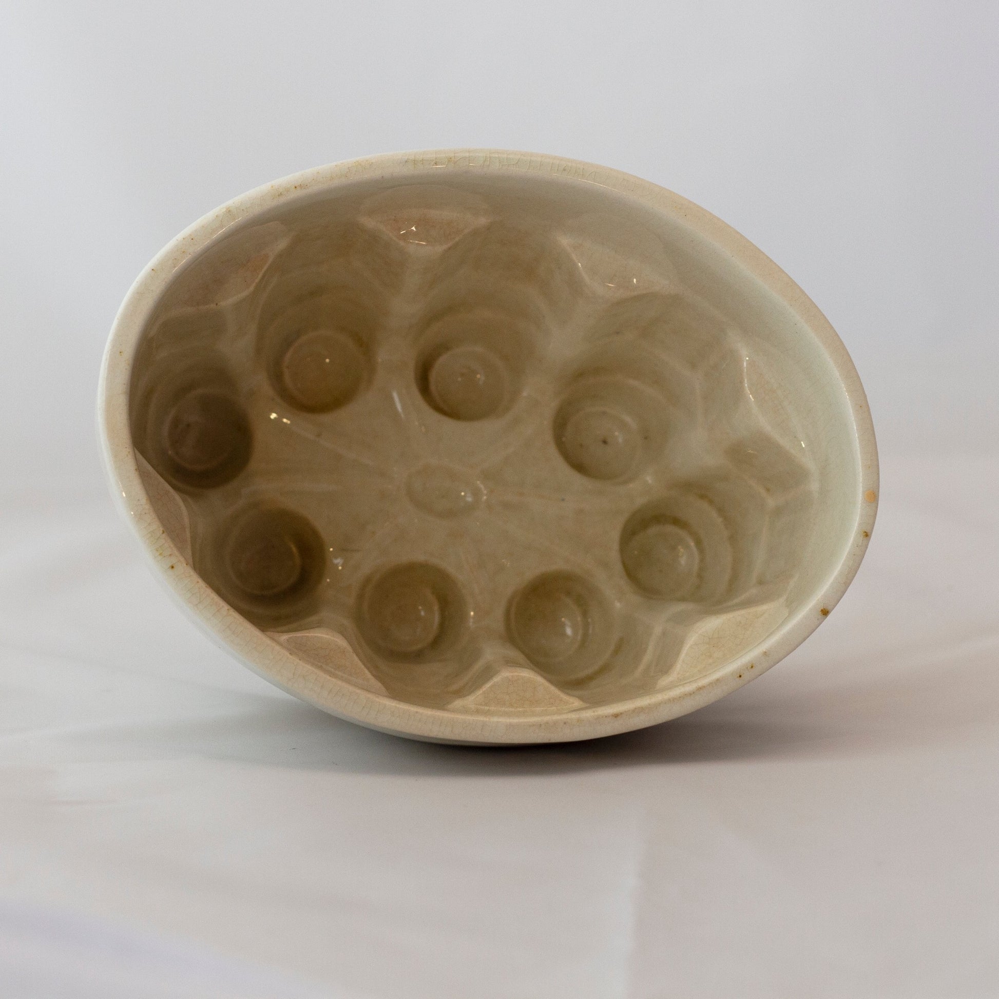 GOTHIC CATHEDRAL DESIGN Antique Ironstone Large Oval Mold Circa Late 19th Century (3)