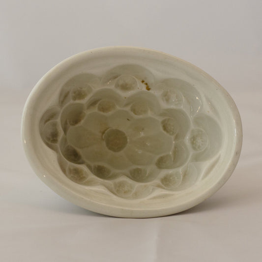 GOTHIC CATHEDRAL DESIGN Antique Ironstone Oval Mold Circa 19th Century (1)