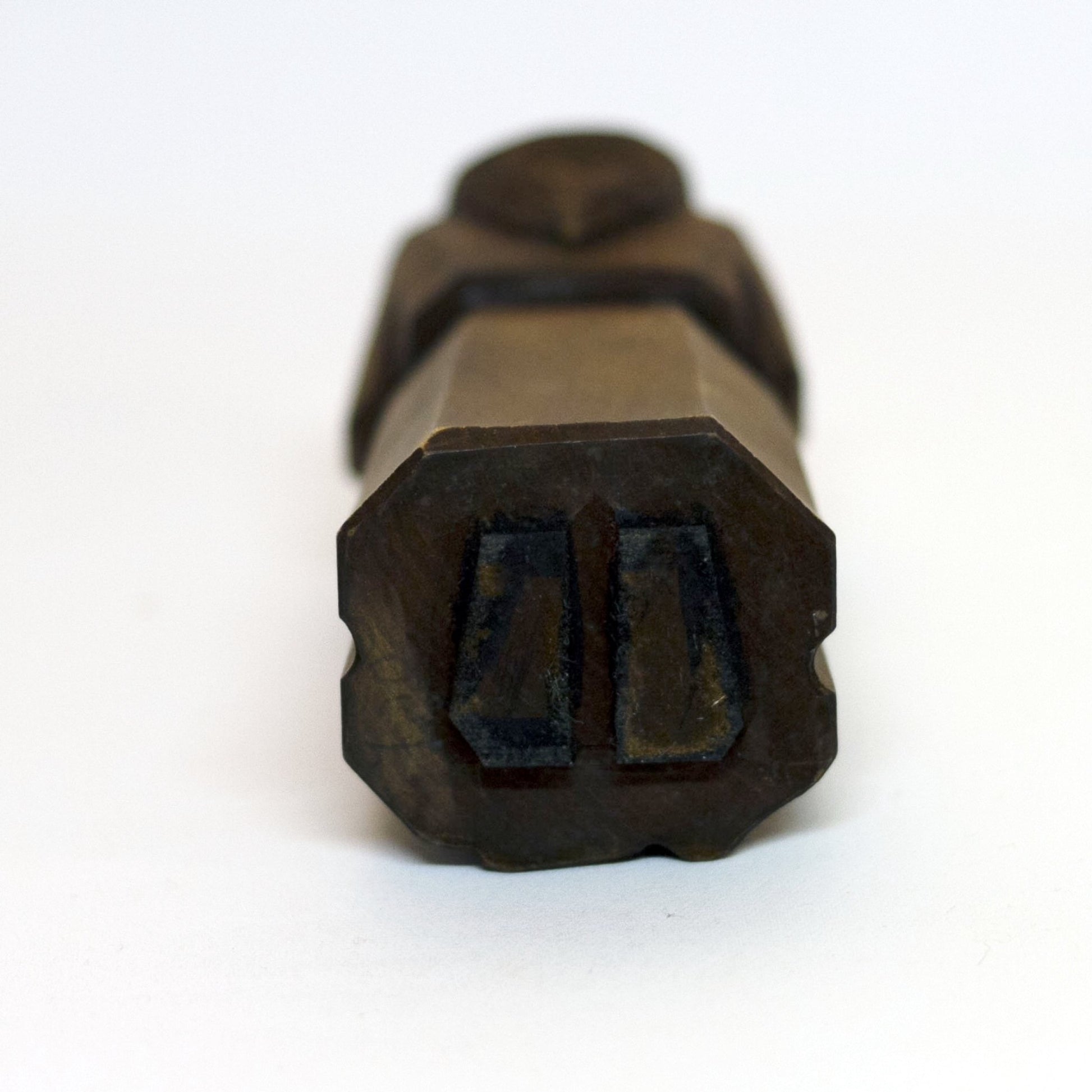 Vintage WOOD FRANCISCAN FRIAR Wearing Wire Glasses Saint Francis of Assisi