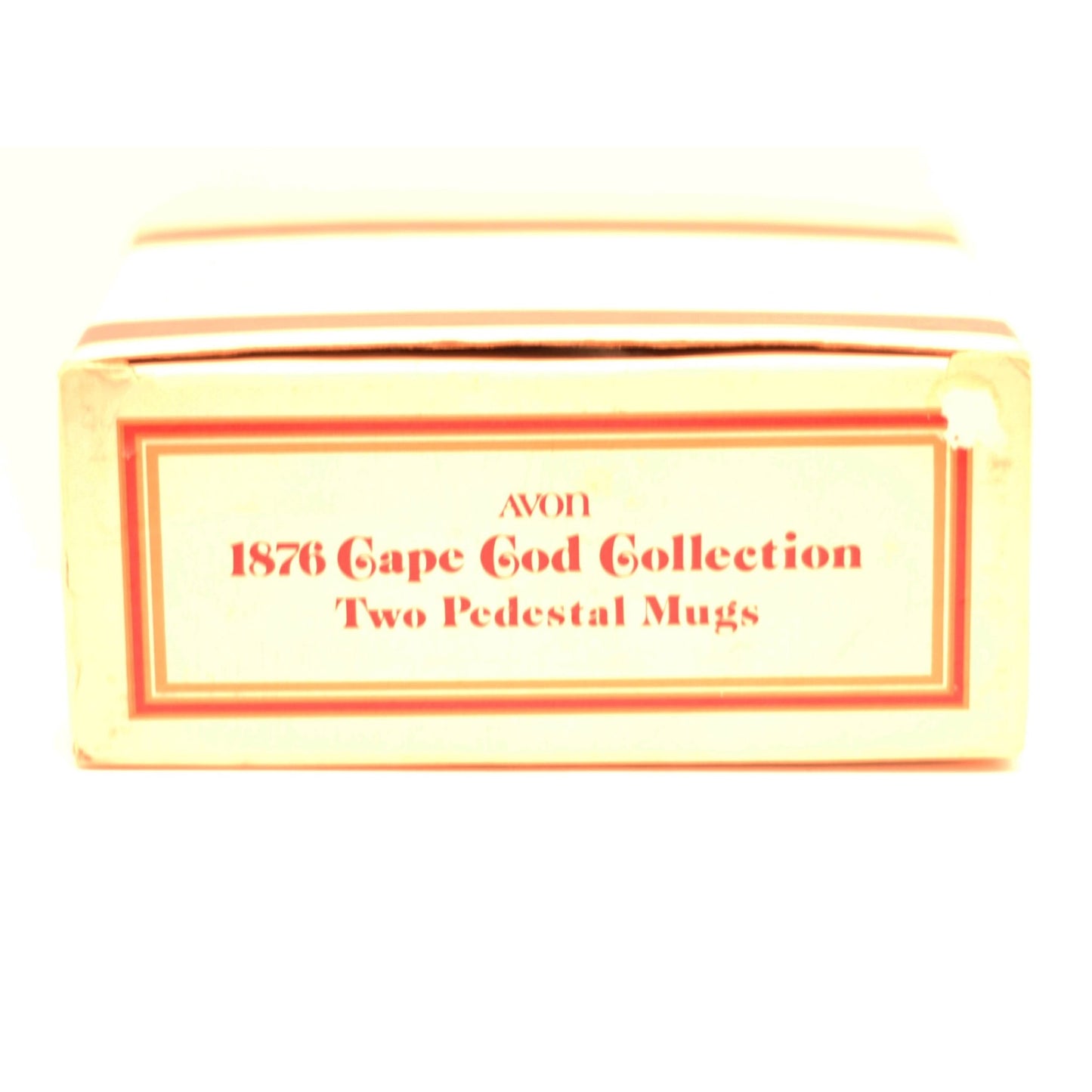 CAPE COD 1876 COLLECTION By Avon Irish Coffee Pedestal Mugs Set of Two (2)