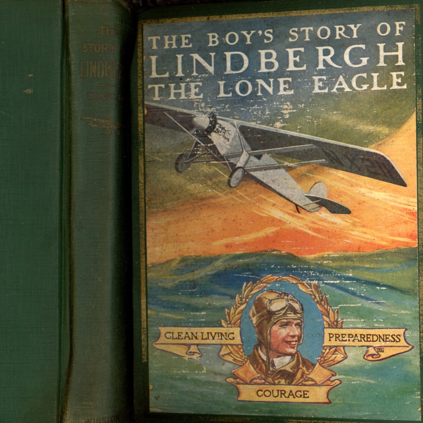 The Boy's Story of LINDBERGH THE LONE EAGLE by Richard J. Beamish ©1928