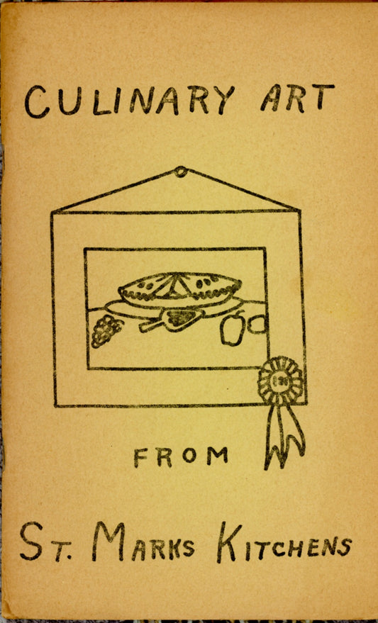 CULINARY ART: From St. Marks Kitchens | St. Mark Lutheran Church | Batesville, IN | ©1950s - 1960s Front Cover
