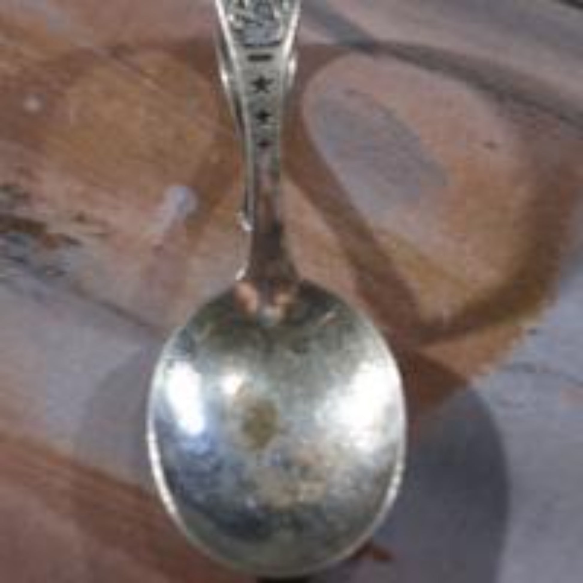 ONEIDA SILVER PLATE CURVED HANDLE BABY SPOON by Oneida Community