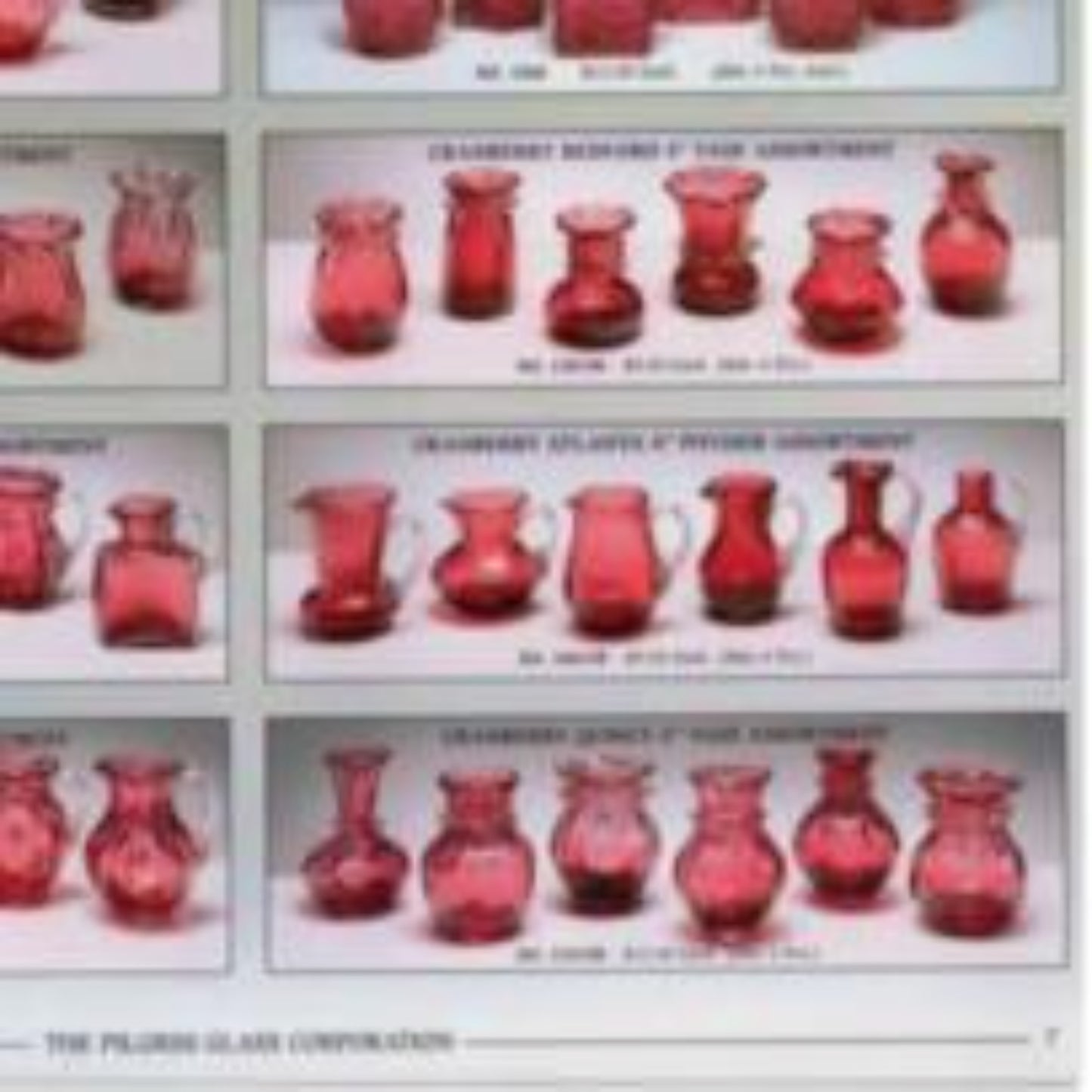 PILGRIM CRANBERRY GLASS Catalog