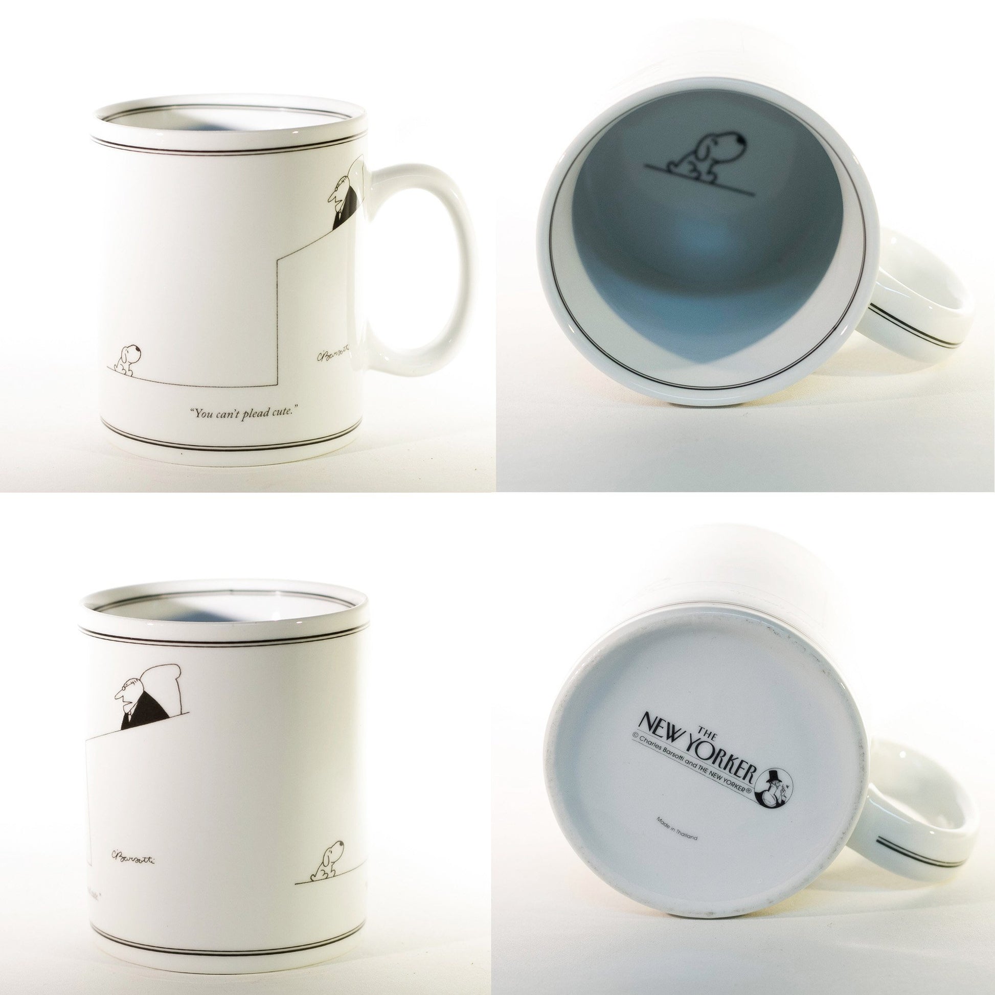 The New Yorker Magazine "You Can't Plead Cute" by Charles Barsotti