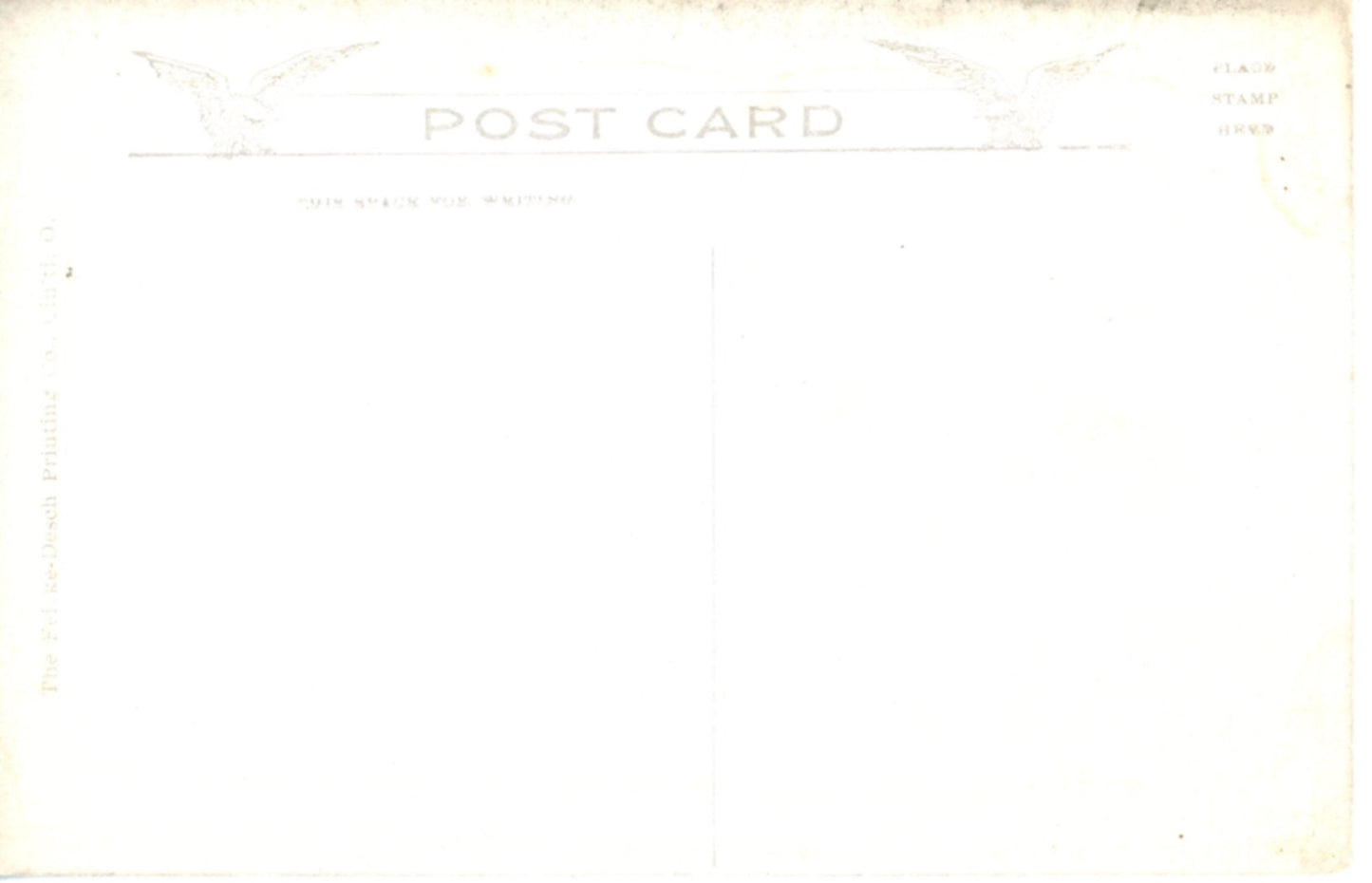 Flood Waters North Second Street Great Flood Disaster March 25, 1913 HAMILTON OHIO Antique Real Photo Postcard