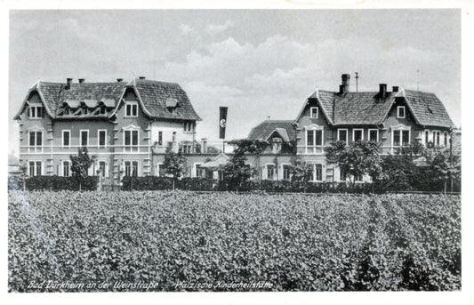 Pfälzische Kinderheilstätte BAD DÜRKHEIM AN DER WEINSTRAßE Real Photo Postcard Circa 1930s