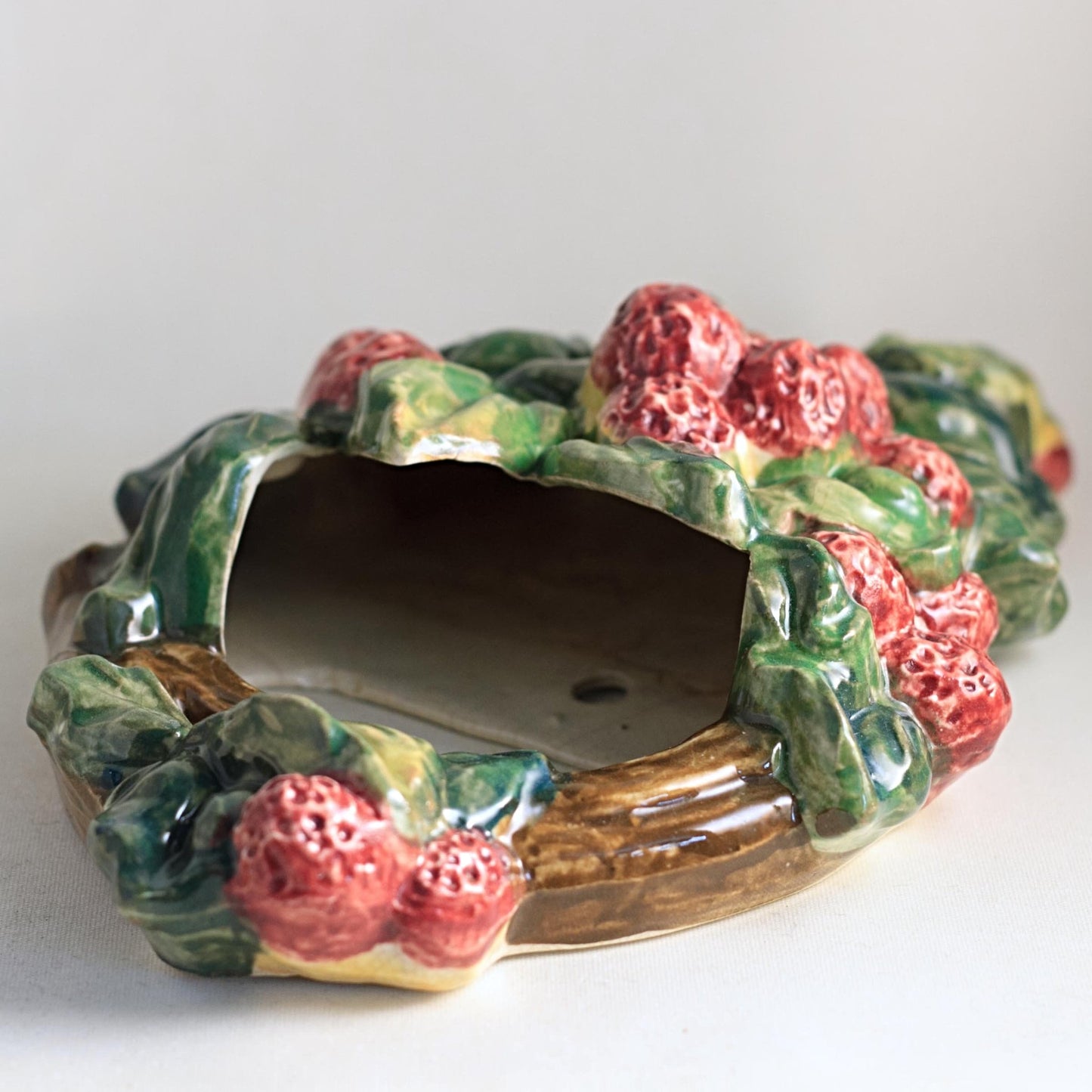 MADE IN JAPAN Hand Painted Wall Pocket - Gorgeous!
