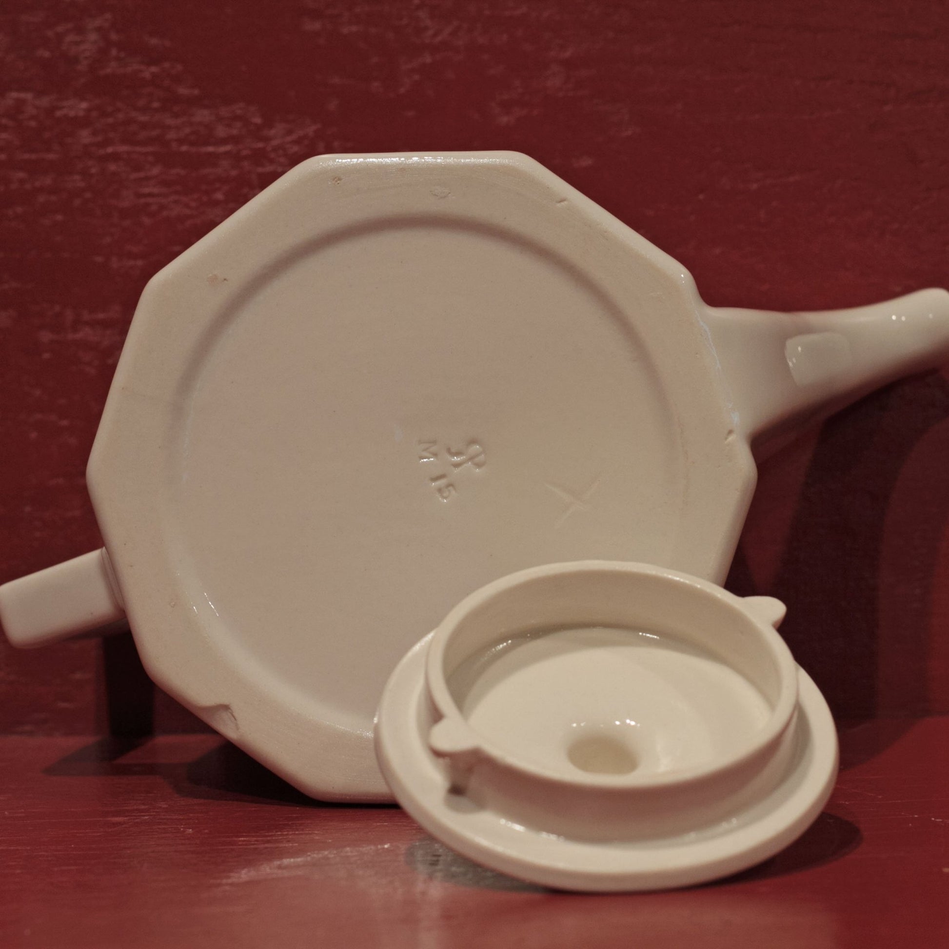 BLUE SAILING SHIPS TEA SET by Rookwood Pottery Cincinnati Ohio Includes Teapot, Creamer and Covered Sugar