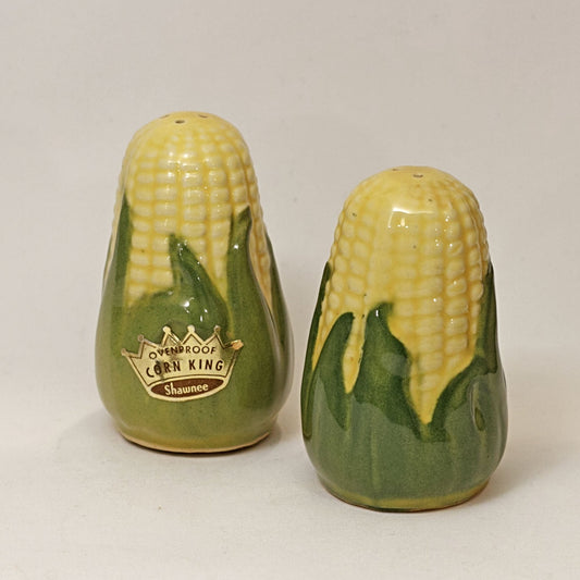 SHAWNEE Pottery CORN KING Salt and Pepper