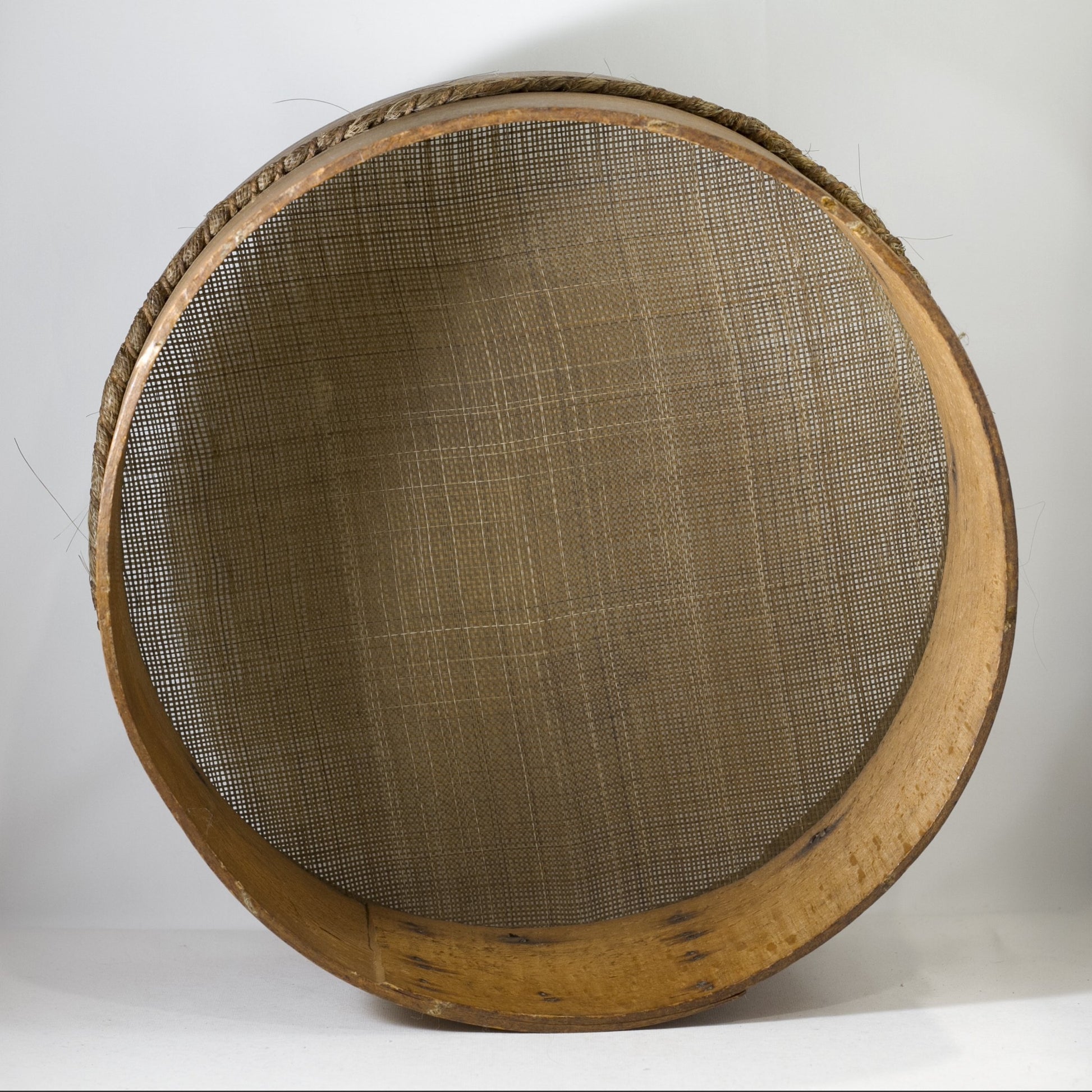 Antique Round Primitive BENTWOOD GRAIN SIEVE Late 19th Century