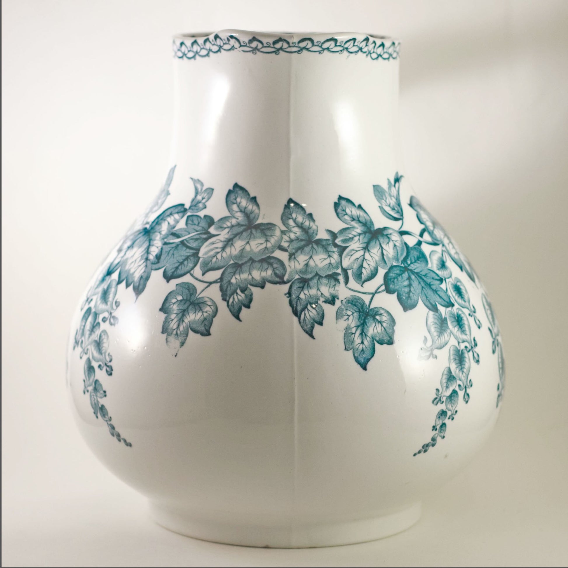 Antique DOULTON BURSLEM Transferware Pitcher in Spect'is Pattern Circa 1882