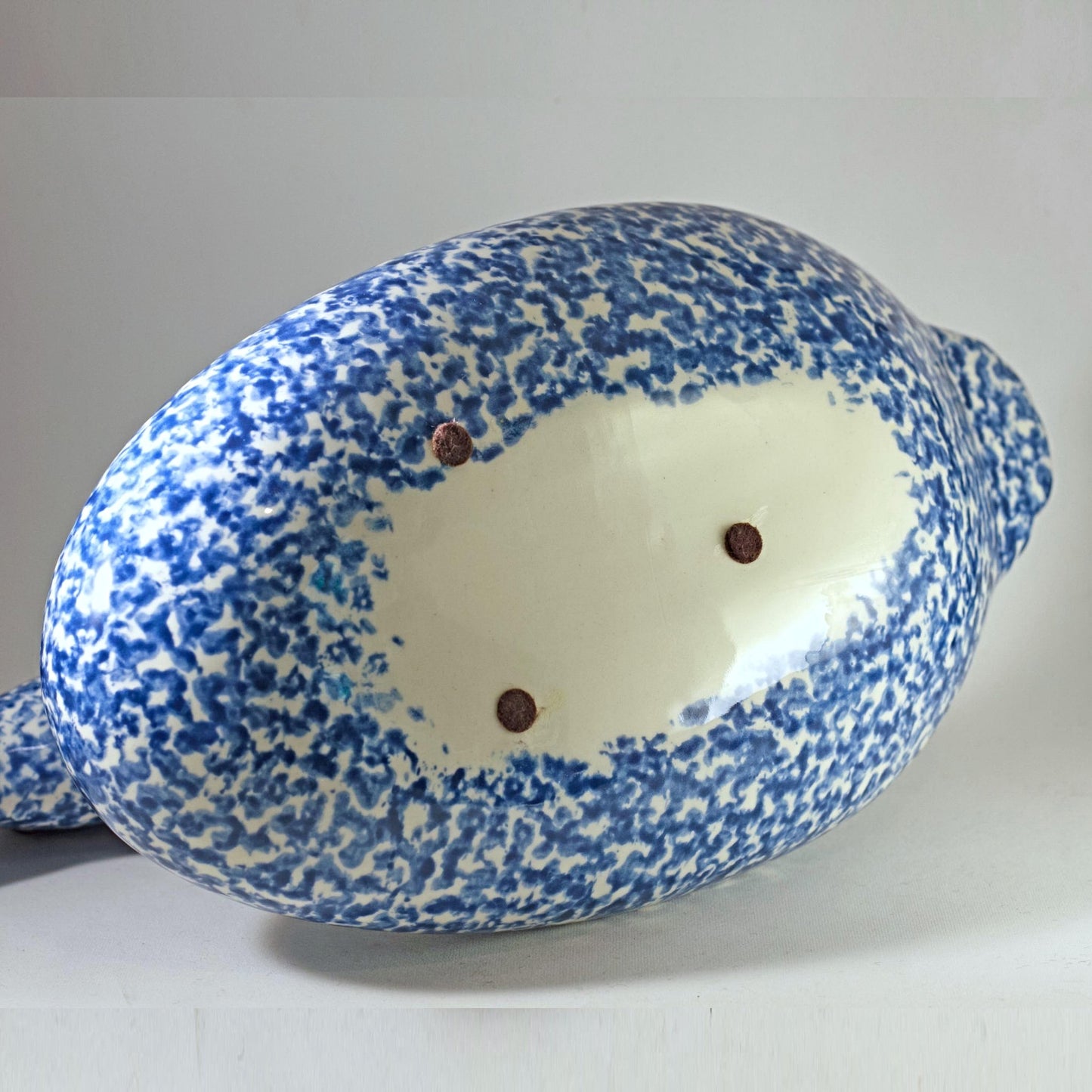 Blue SPONGEWARE DUCK DECOY Garden Planter