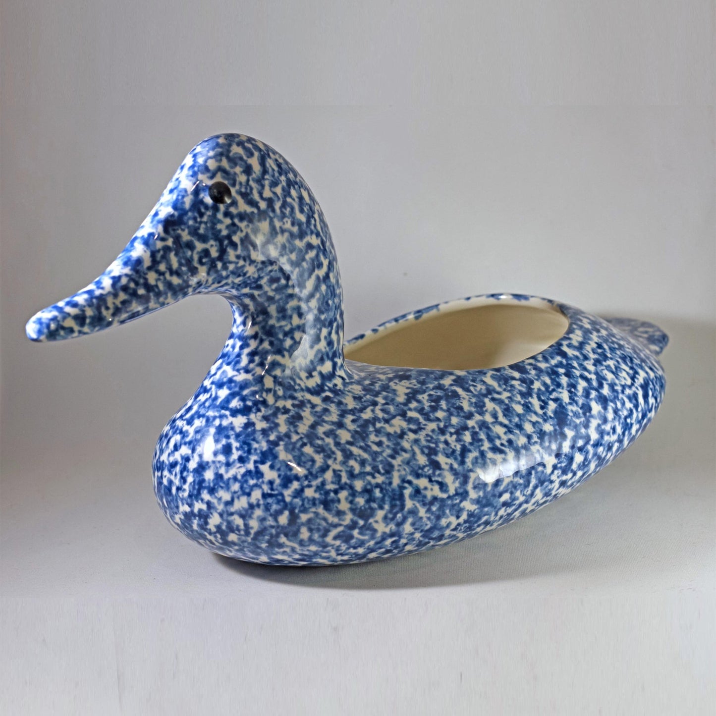 Blue SPONGEWARE DUCK DECOY Garden Planter