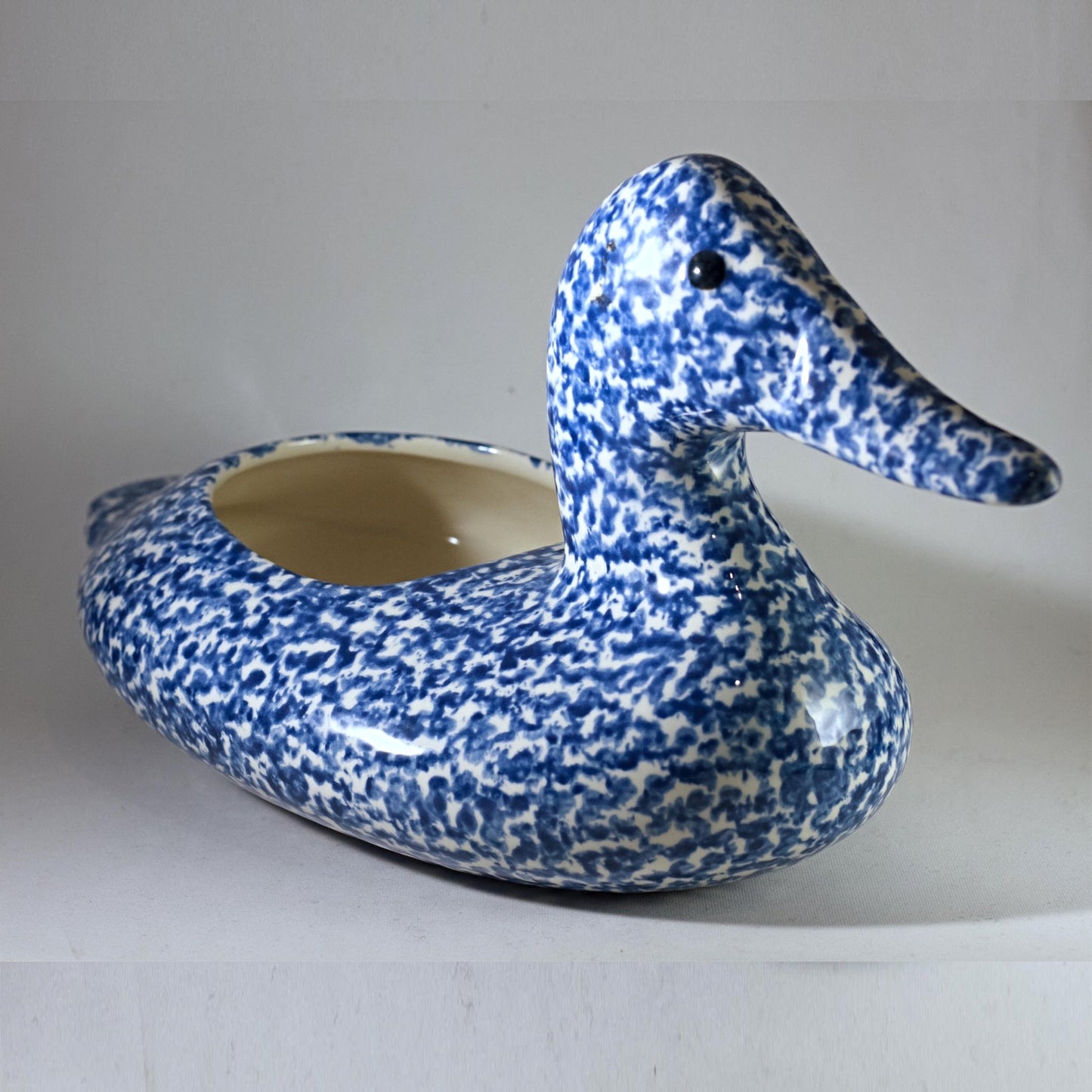Blue SPONGEWARE DUCK DECOY Garden Planter