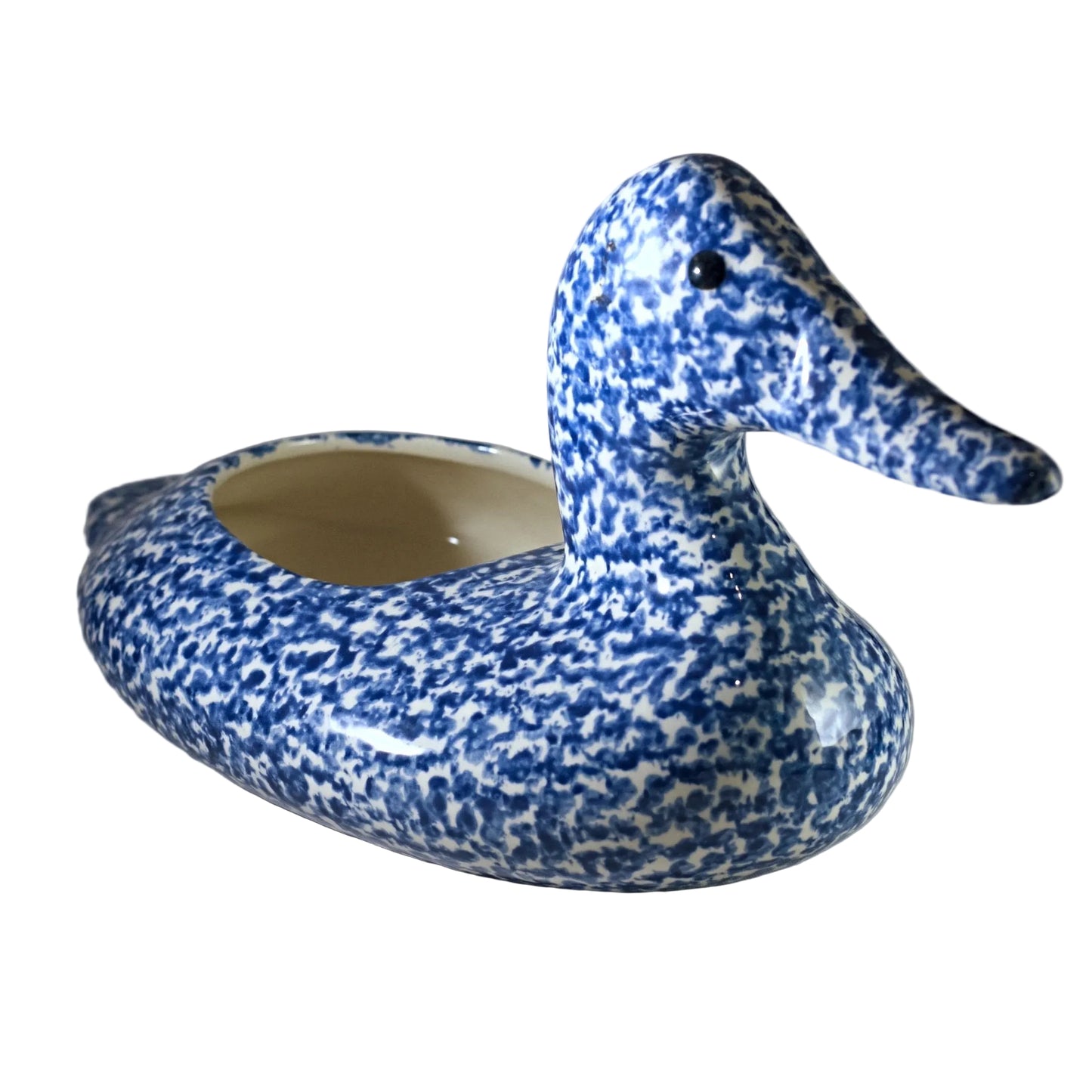 Blue SPONGEWARE DUCK DECOY Garden Planter