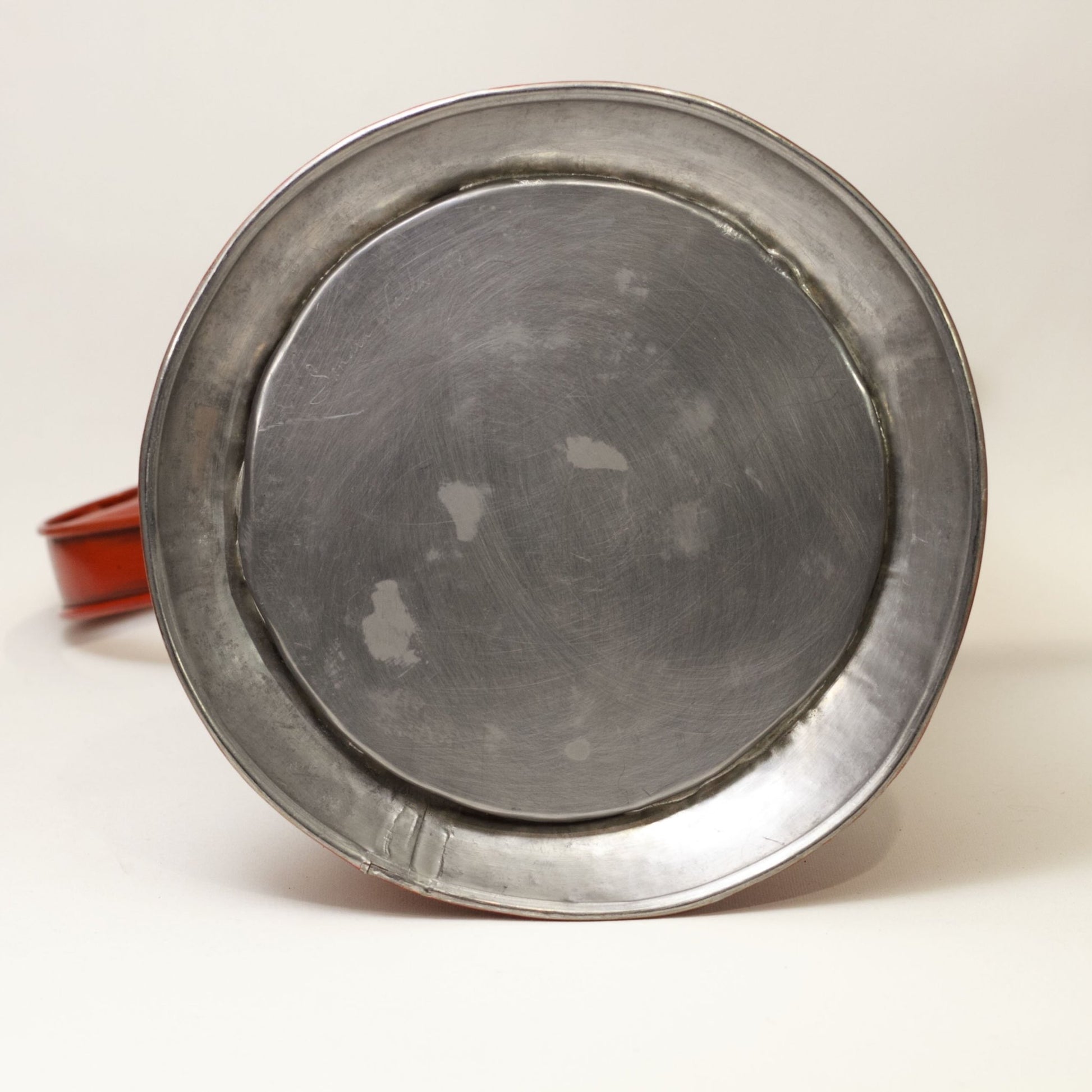 TOLE PAINTED COFFEE POT with Gooseneck Early American Reproduction